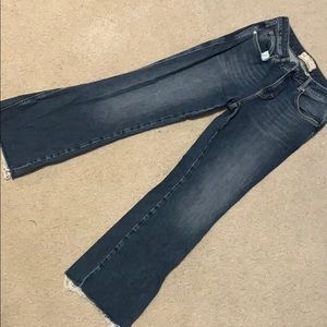 Free People Wide Leg Jeans Size 27 Reg Blue Denim